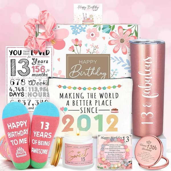 13th Birthday Gifts for Girls - Unique Presents for Teen Girls