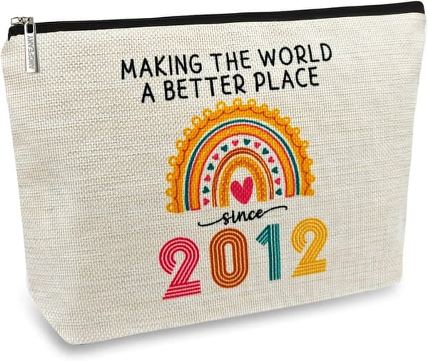 Happy 13th Birthday Makeup Bag for Girls