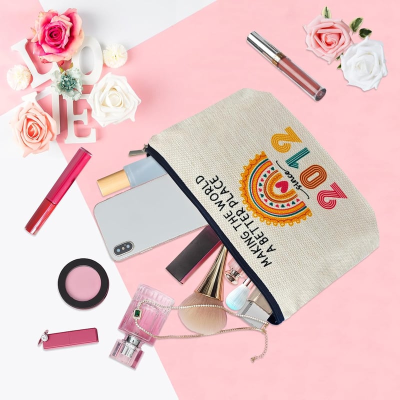 Happy 13th Birthday Makeup Bag for Girls