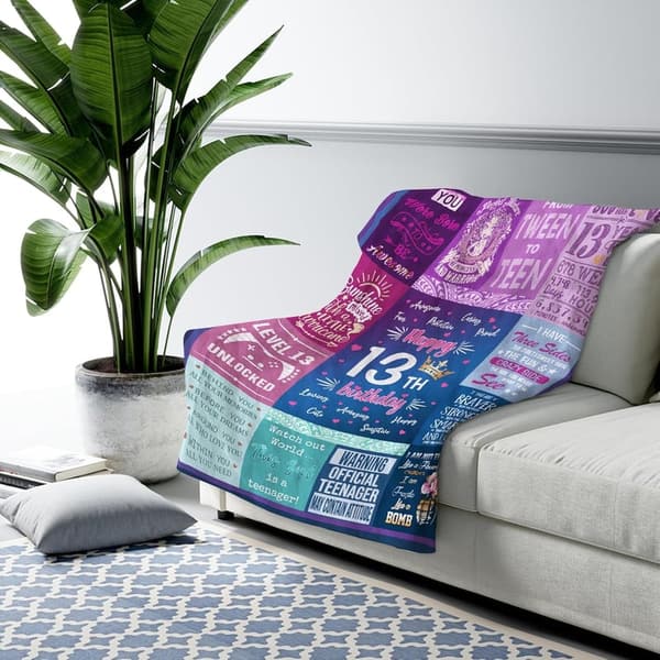 13th Birthday Blanket Gift for Girls - 60