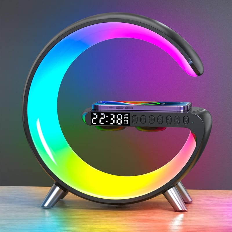 Multifunctional RGB Bluetooth Speaker and Wireless Charger