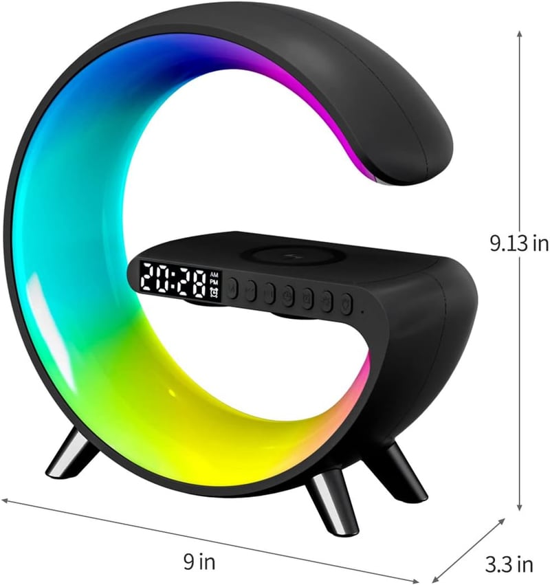 Multifunctional RGB Bluetooth Speaker and Wireless Charger