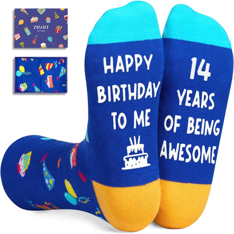 Birthday Gift Socks for Teens (Ages 13-19)