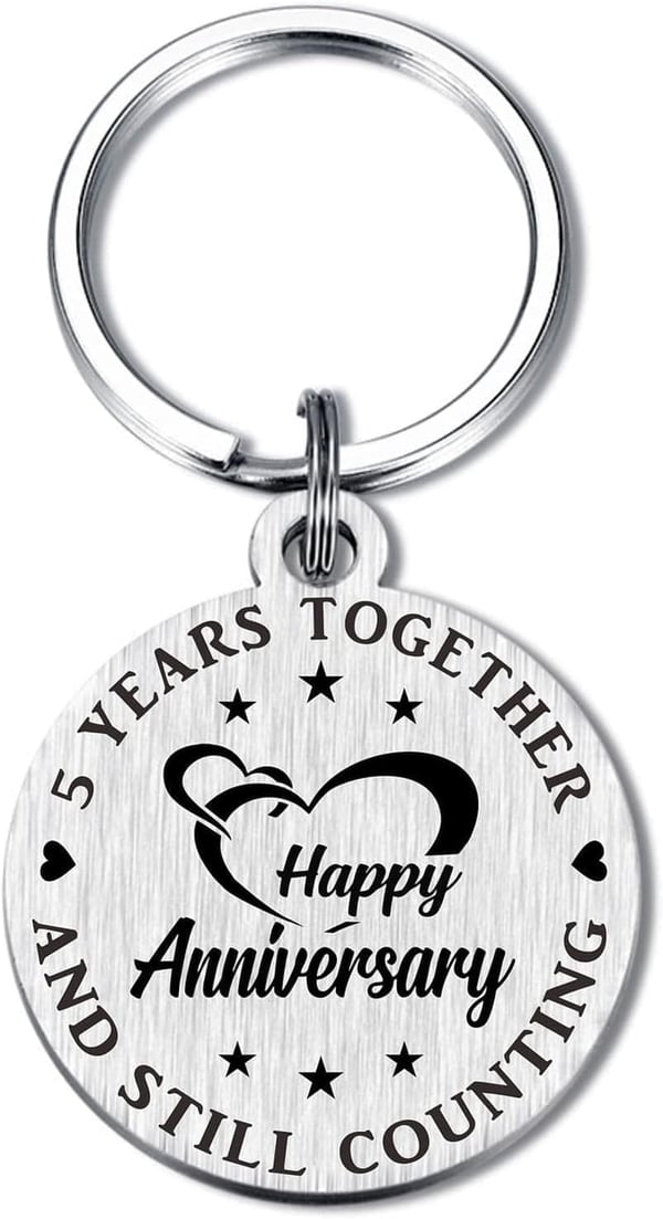 Happy Anniversary Keychain Gifts for Couples