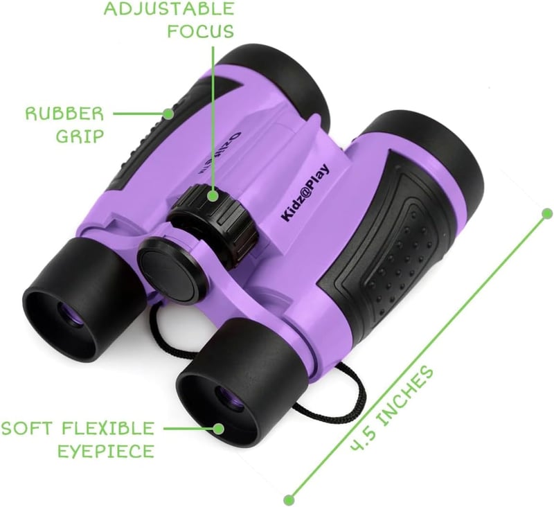 Outdoor Exploration Kit for Kids - Binoculars, Flashlight, Backpack