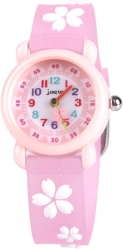 3D Cartoon Waterproof Watch for Girls Ages 3-8