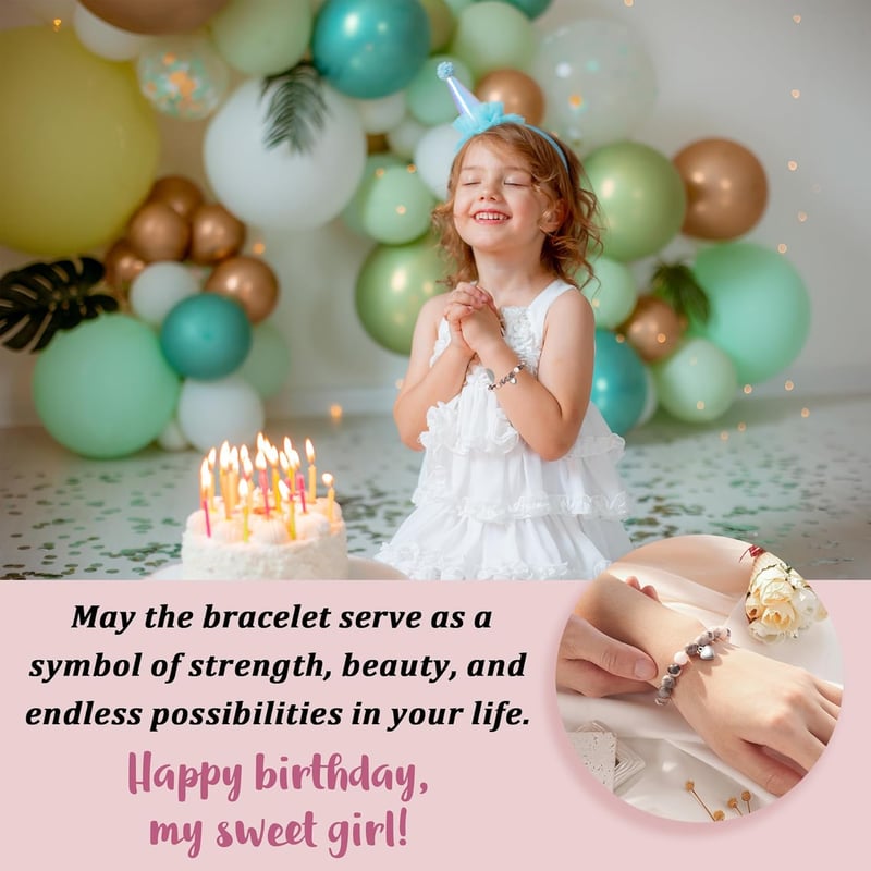 4th Birthday Gift for Girls - FYUKISS Jewelry Set