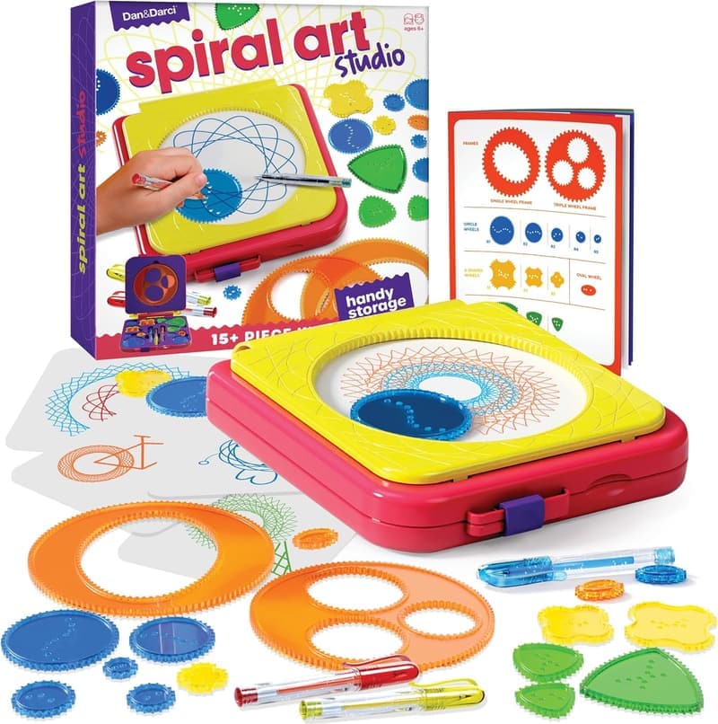 Spiral Art Kit for Kids Ages 6-12 - Creative Birthday Gift