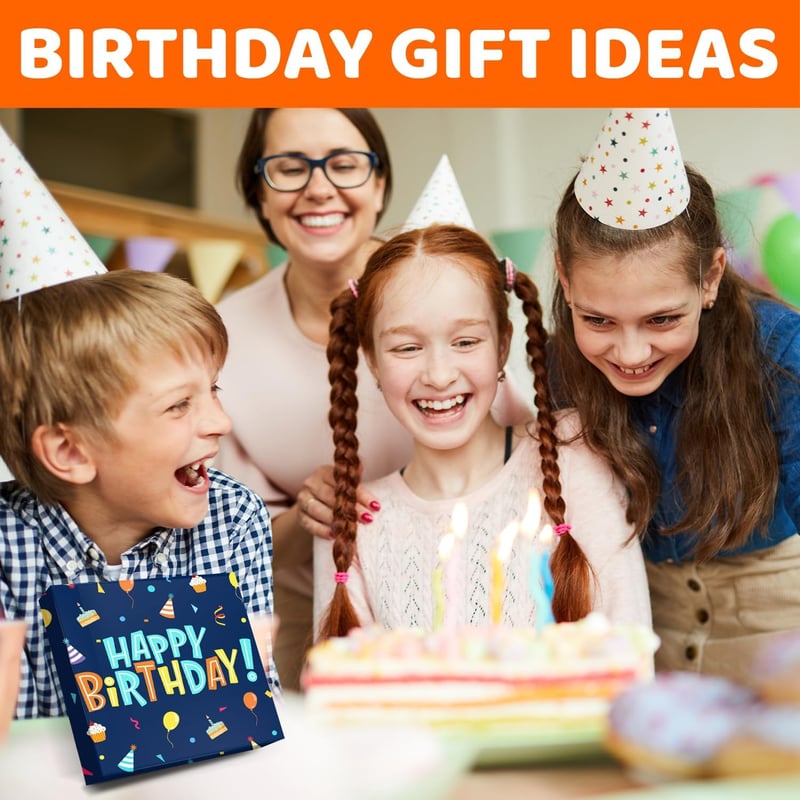 Birthday Gift Box - Fun Socks for Kids Age 3-12