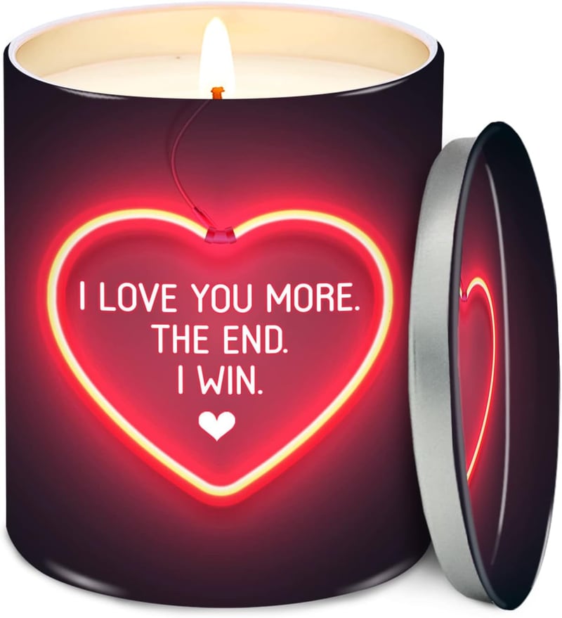 I Love You Candle Gift for Couples - 10 oz Vanilla Lavender