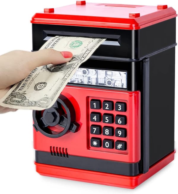 Electronic Piggy Bank for Kids, Age 3-12, Money Savings Toy