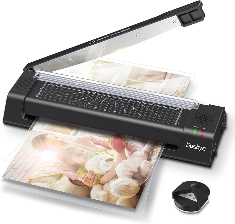13-Inch Thermal Laminator with Cutter and Pouches