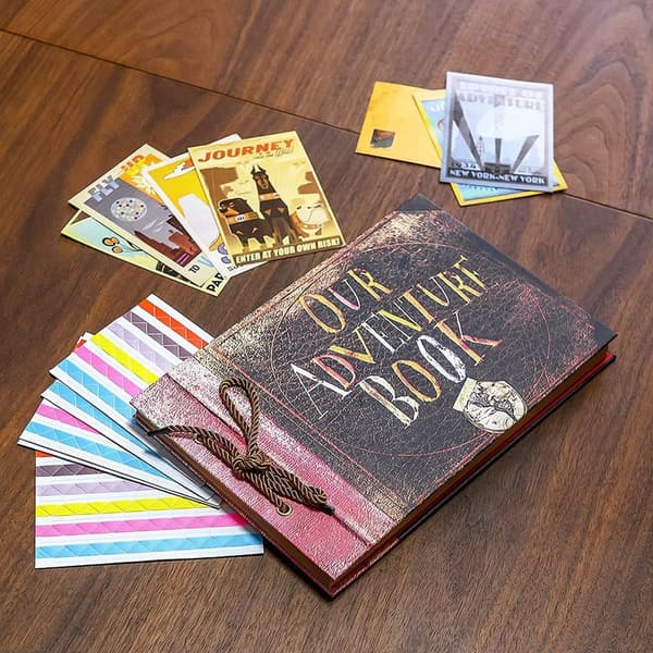 Anniversary Scrapbook Photo Album - 80 Pages, Bonus Postcards