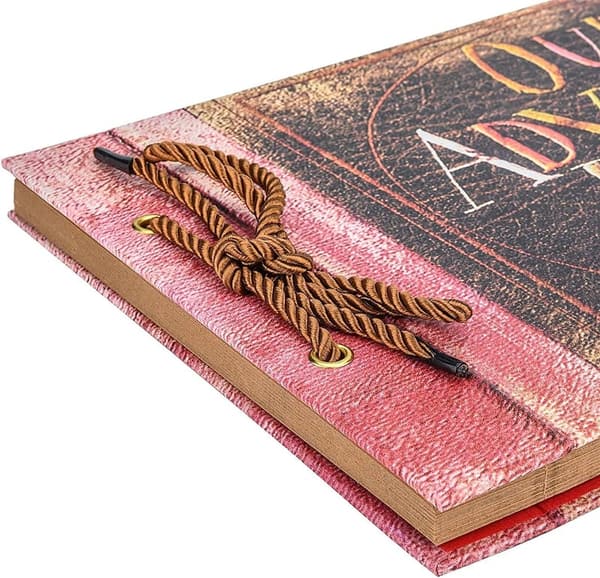 Anniversary Scrapbook Photo Album - 80 Pages, Bonus Postcards