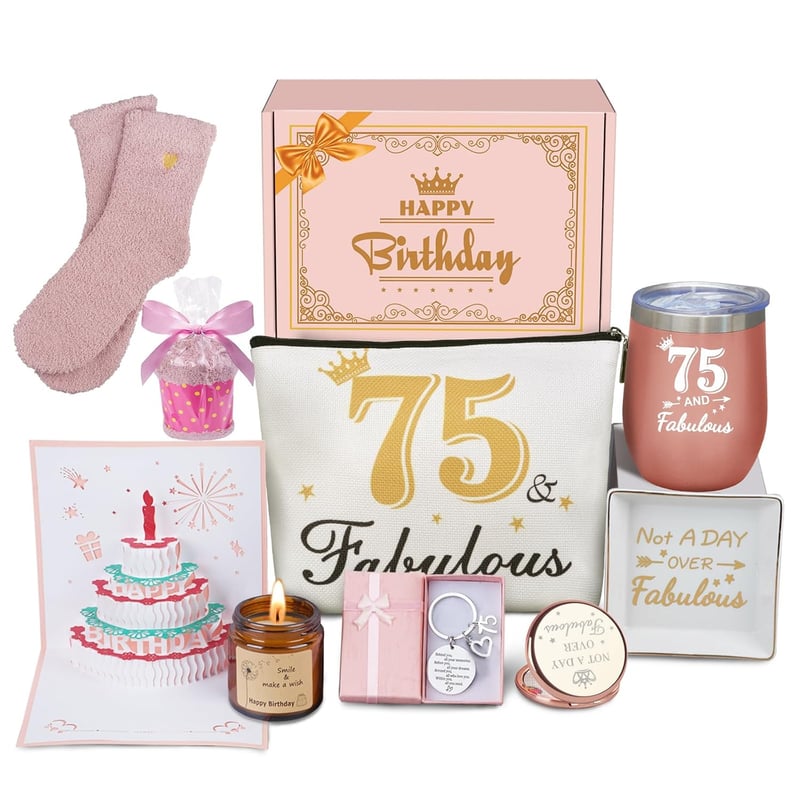75th Birthday Gift Box for Women - Unique & Funny Ideas
