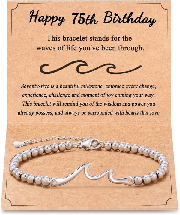 Birthday Bracelet for Women - Through The Waves of Life