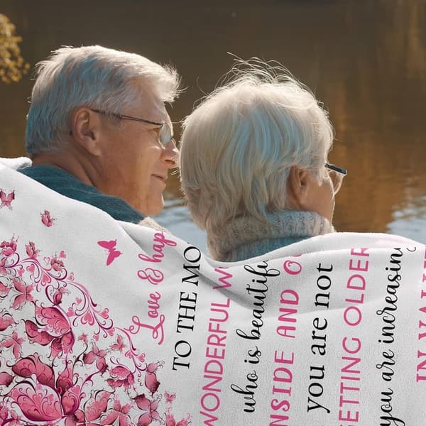 80th Birthday Blanket Gift for Women - 60