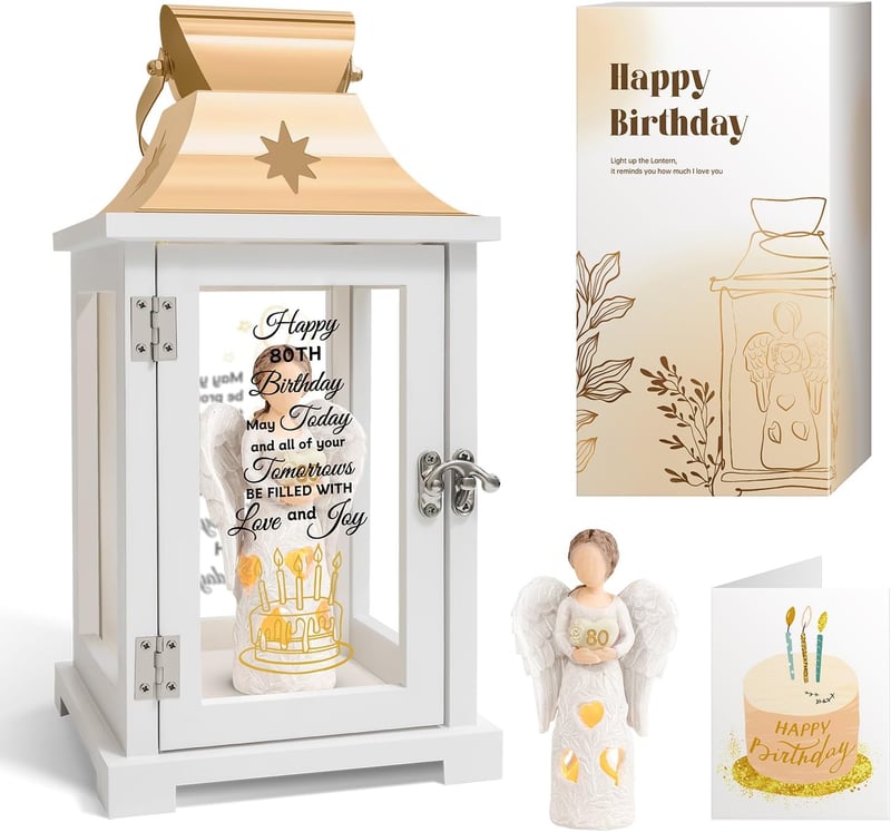 80th Birthday Gifts for Women - Celebratory Decorations & Ideas