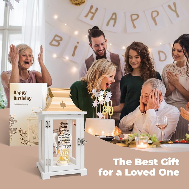 80th Birthday Gifts for Women - Celebratory Decorations & Ideas