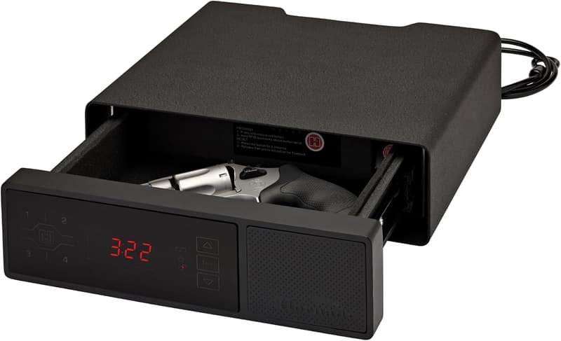 Hornady Night Guard: RFID Gun Safe with Clock & USB Ports