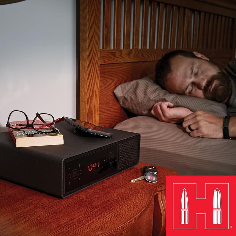 Hornady Night Guard: RFID Gun Safe with Clock & USB Ports