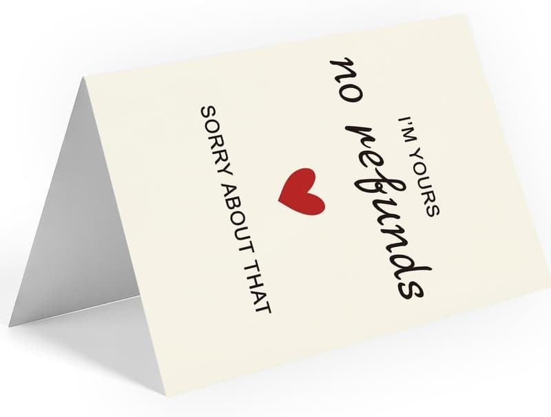 Funny Valentine’s Day & Anniversary Card for Couples