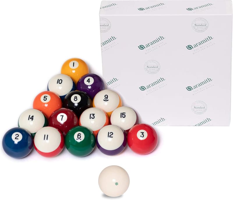 Aramith Standard Billiard Pool Ball Set with Magnetic Cue Ball