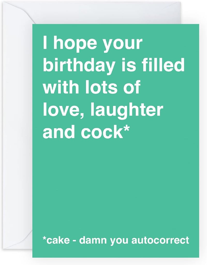 Sister Birthday Card with Stickers - Funny Gift for Her