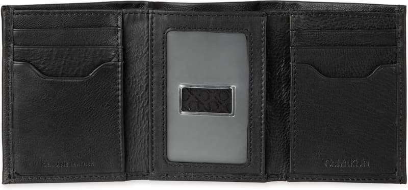 Calvin Klein Men's RFID Leather Trifold Wallet
