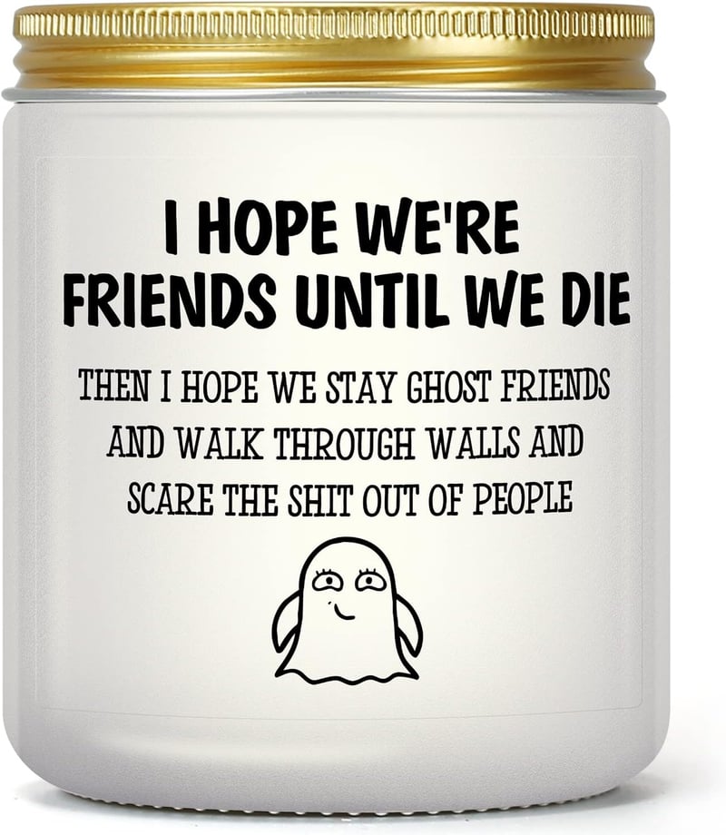 Lavender Candle - Unique Personalized Gift for Friends