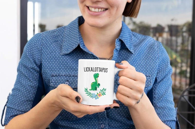 LGBT Birthday Coffee Mug for Her - Lickalottapus, 11 oz