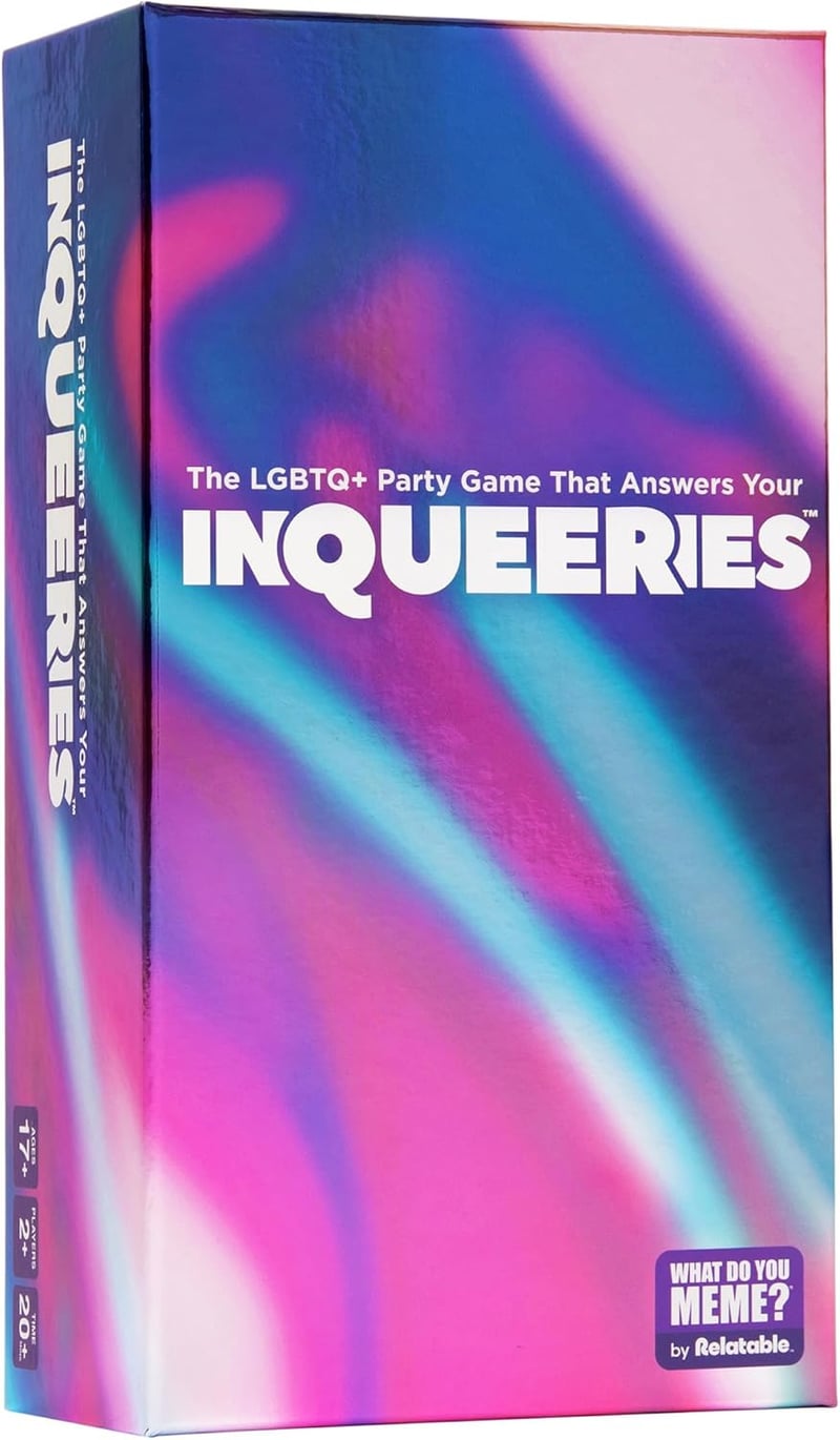 LGBTQ Card Game for Game Night - 450 Cards & Holographic Crown