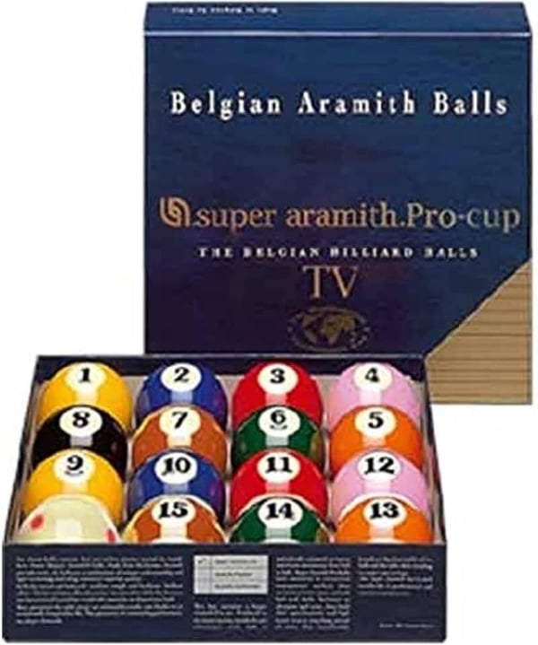 Aramith TV Pro-Cup Pool Ball Set