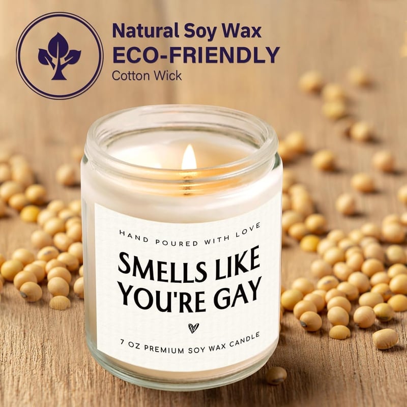 Pride Candle - Handmade Lavender Gift for LGBTQ+ Friends
