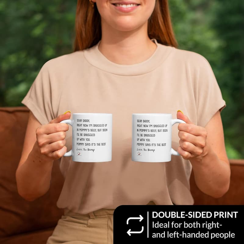 Expecting Father Mug - Cute Gift for Dad to Be (11oz)