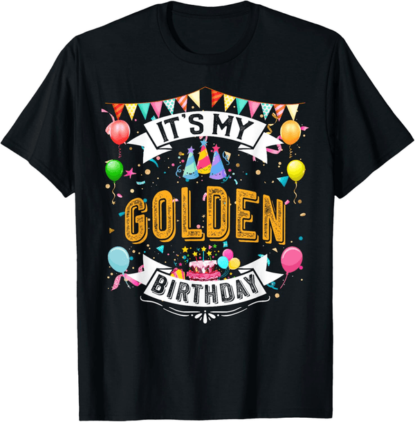 Golden Birthday Classic T-Shirt for Men