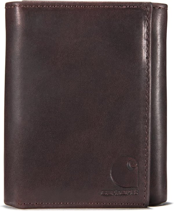 Men's Durable Oil Tan Leather Wallet - Multiple Styles Available