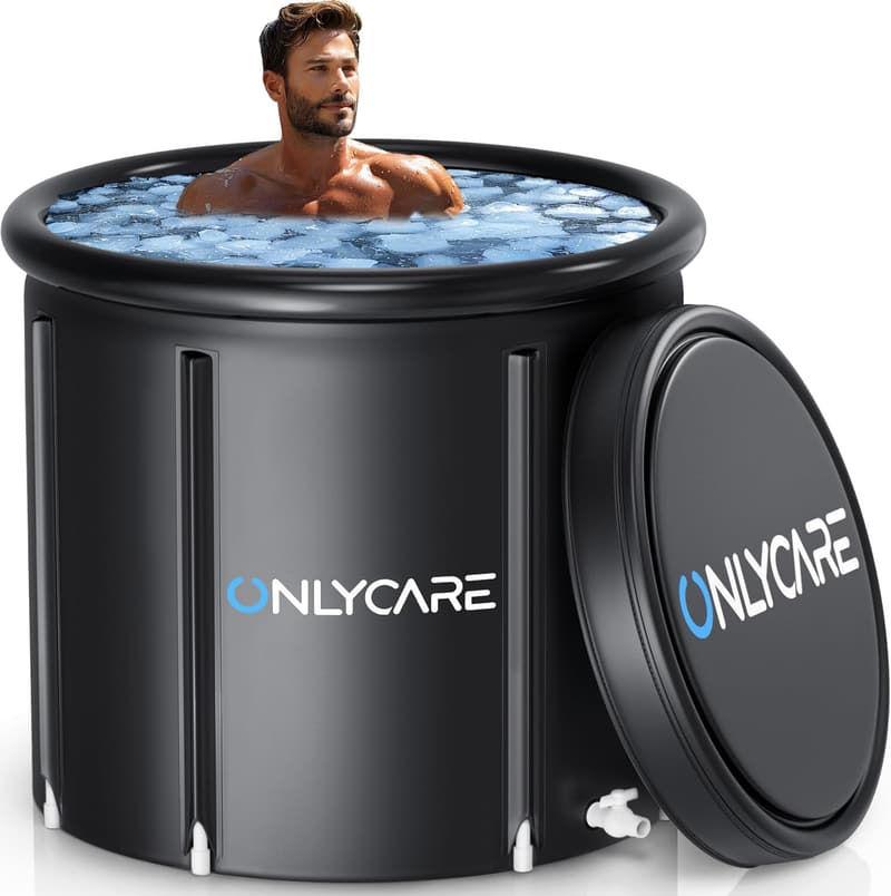 Portable Cold Plunge Tub for Athletes – 130 Gal for Recovery