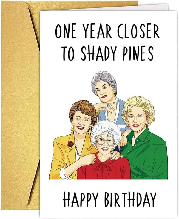 Funny Birthday Card for Women – 40th, 50th, 60th Celebrations