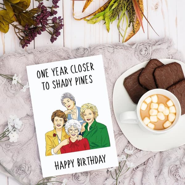 Funny Birthday Card for Women – 40th, 50th, 60th Celebrations