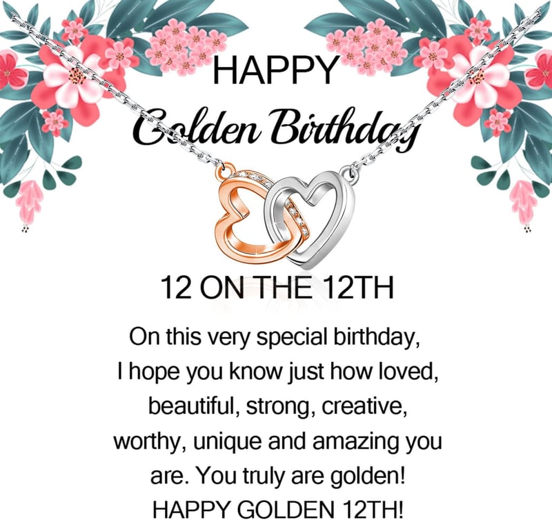 18th Birthday Golden Gift for Teens