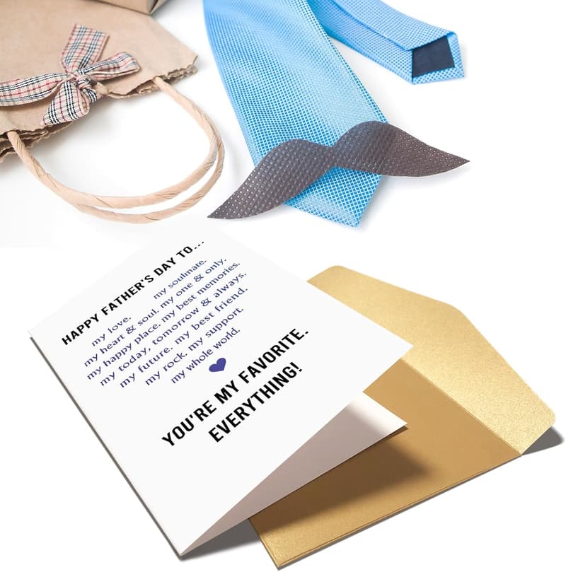 Father's Day Card for Him - Sweet Poem & Humor