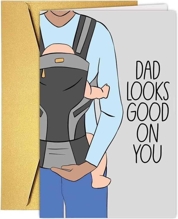 First Father's Day Card for New Dad from Wife