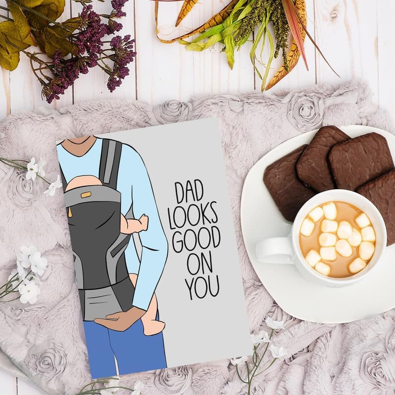 First Father's Day Card for New Dad from Wife