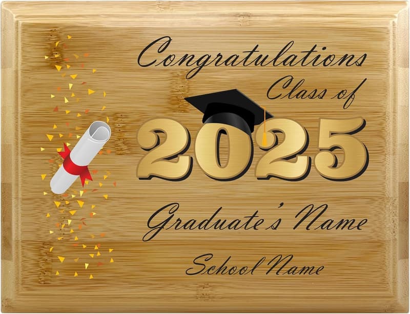 Customized Graduation Plaque for Class of 2025