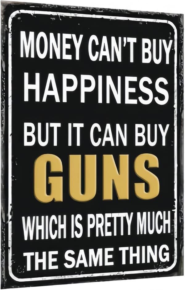 Humorous Metal Sign - 