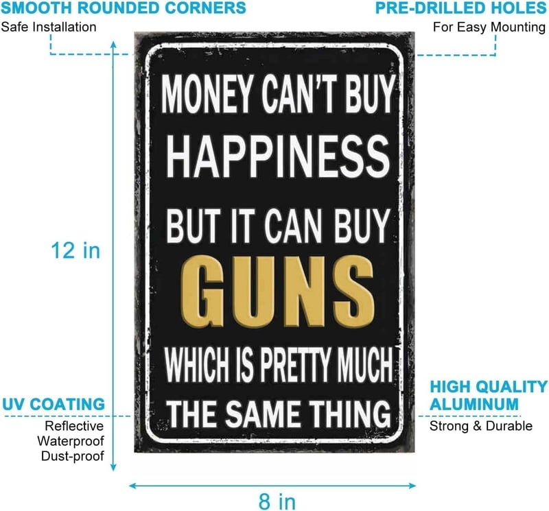 Humorous Metal Sign - 