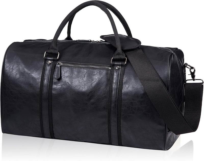 Waterproof Leather Oversized Duffle Bag for Travel