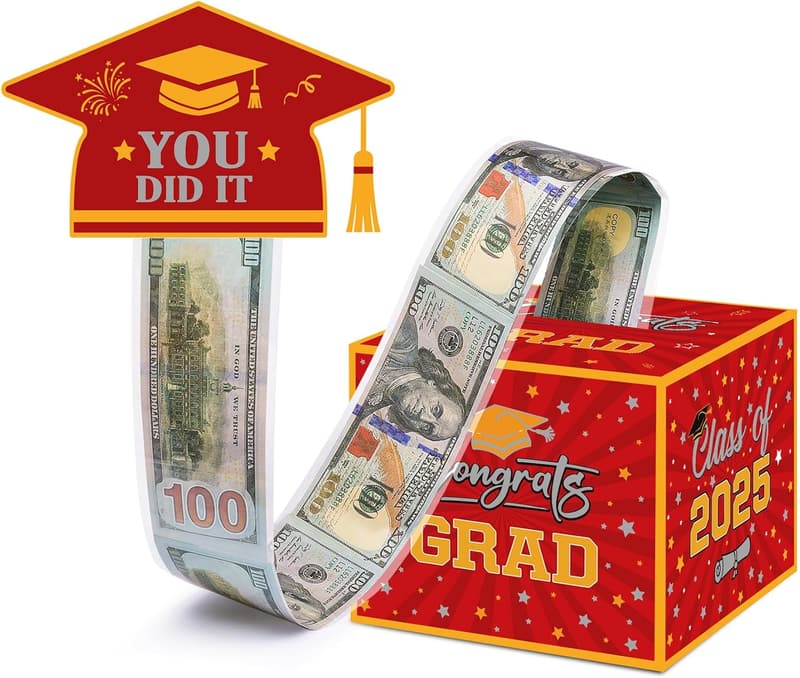 Graduation Money Box with Pull-Out Card, Class of 2025