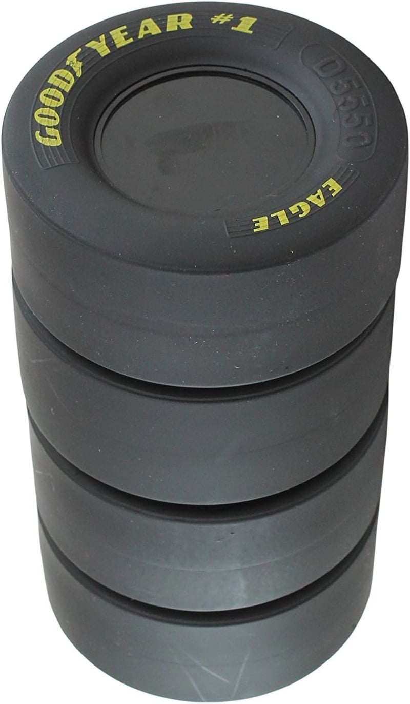 Goodyear NASCAR Tire Coasters - 4-Pack Set